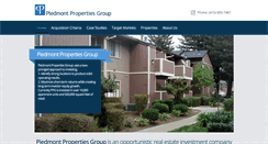 Desktop Screenshot of piedmontpropertiesgroup.com